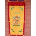 Tibetan Astrological Calendar Embroidered Silk Door Curtain   323117873162